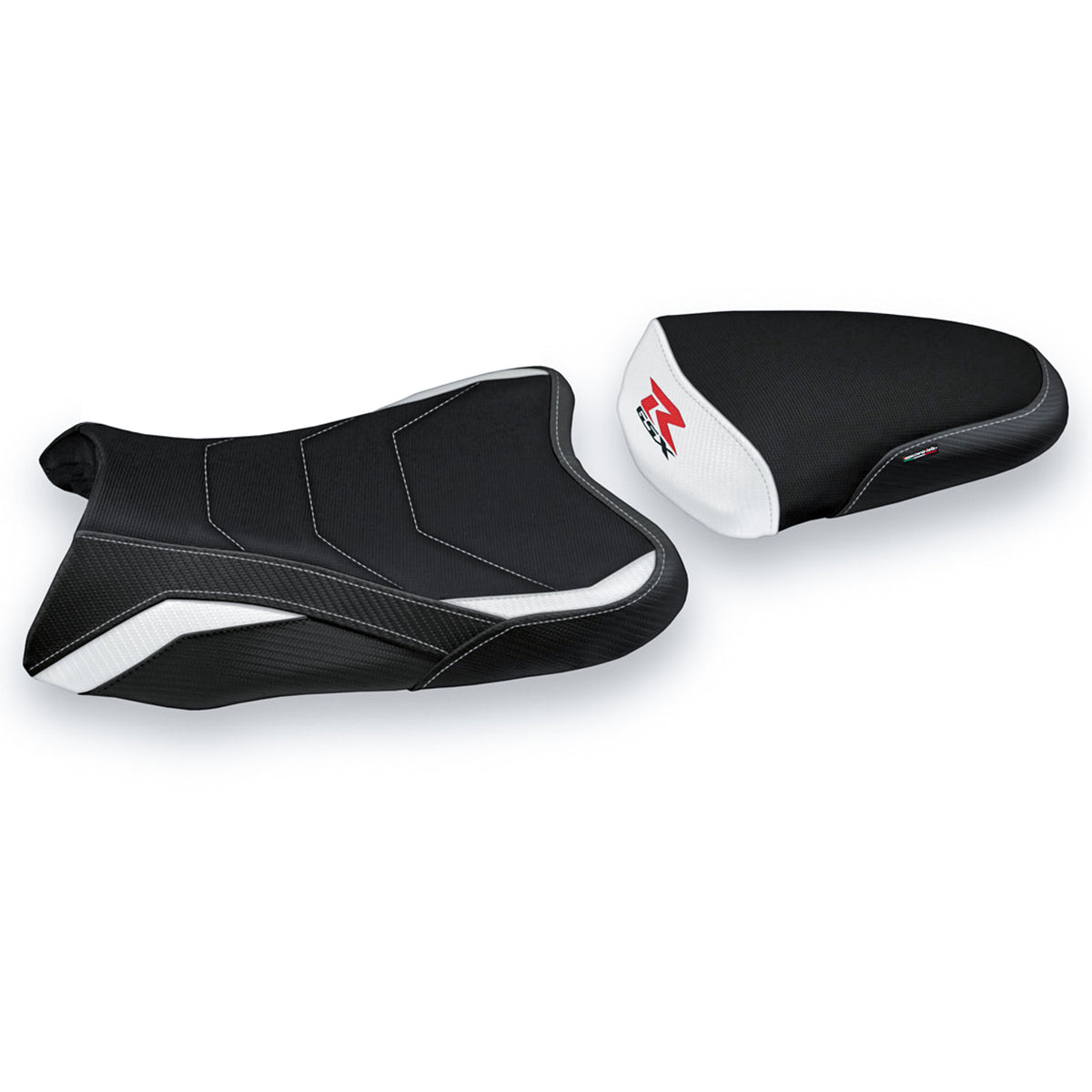 Suzuki GSXR 600 750 2006-2007 Seat Cover Tappezzeria Italia Comfort in White and Black