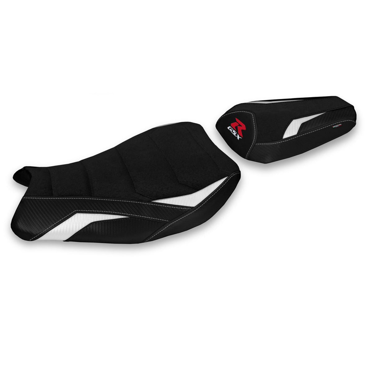 Suzuki GSXR 1000 2017-2024 Seat Cover Tappezzeria Italia Ultragrip in White