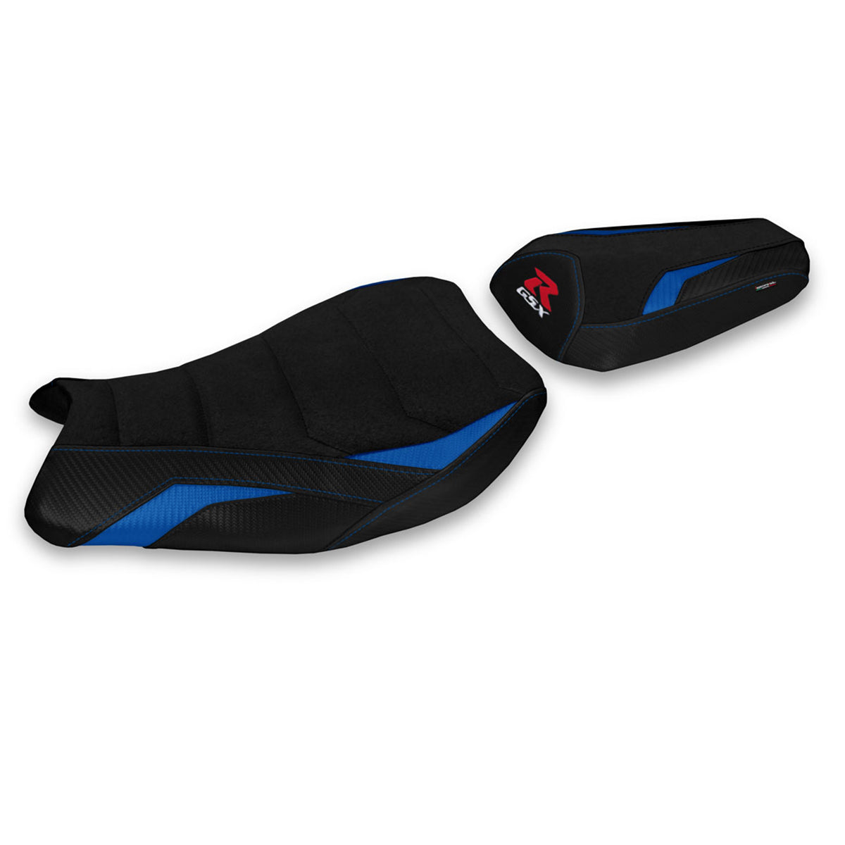 Suzuki GSXR 1000 2017-2024 Seat Cover Tappezzeria Italia Ultragrip in Blue