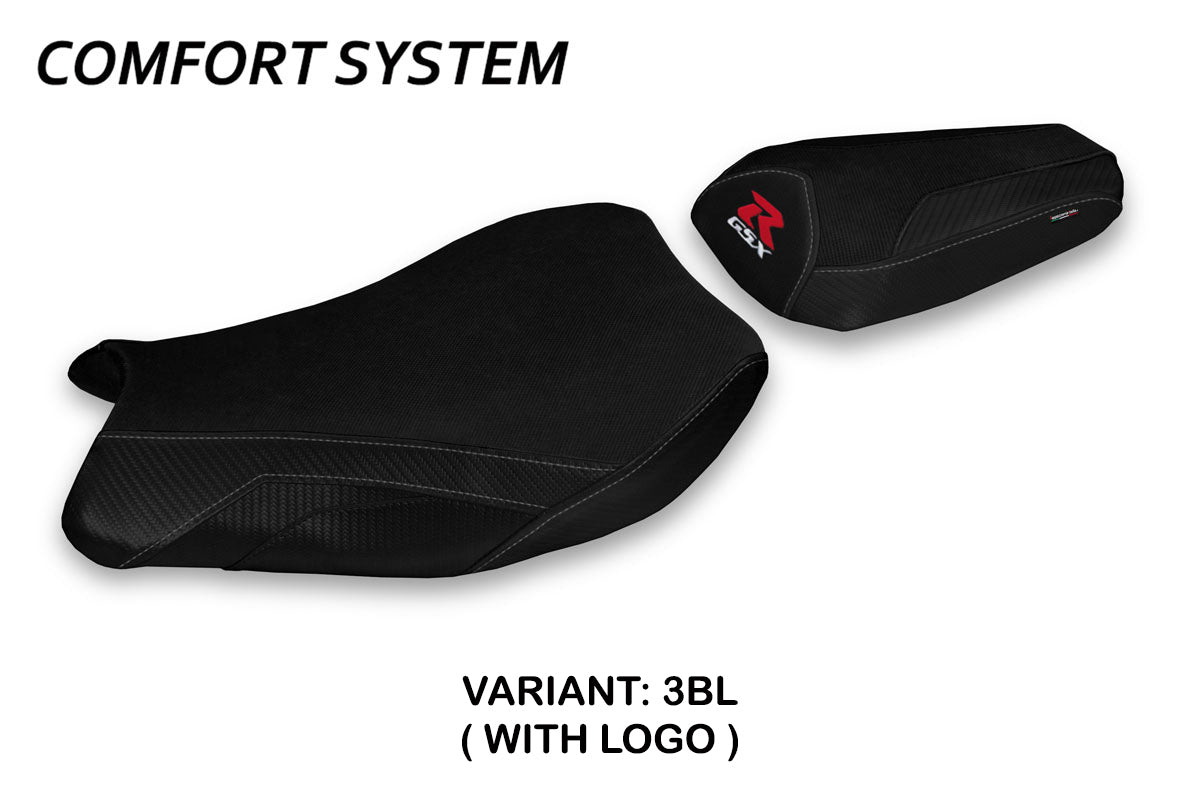 Suzuki GSXR 1000 2017-2024 Seat Cover Tappezzeria Italia Comfort in Black