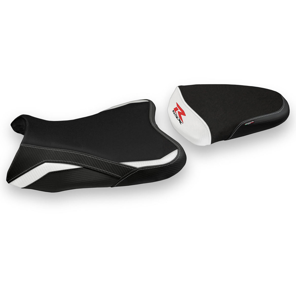 Suzuki GSXR 600 750 2008-2010 Seat Cover Tappezzeria Italia in White and Black