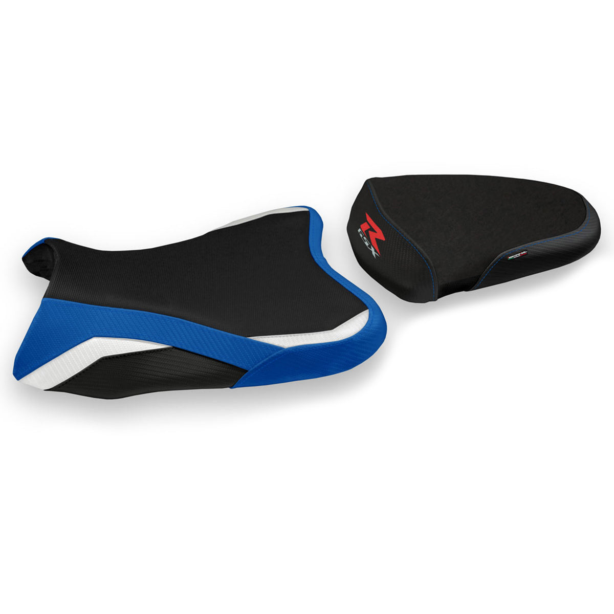 Suzuki GSXR 600 750 2008-2010 Seat Cover Tappezzeria Italia in Blue, White and Black
