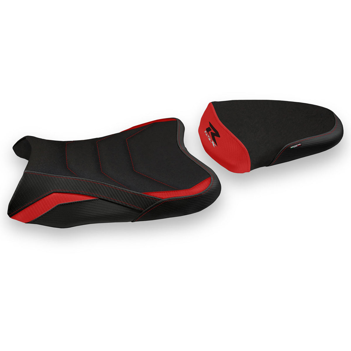 Suzuki GSXR 600 750 2008-2010 Seat Cover Tappezzeria Italia Ultragrip in Red and Black