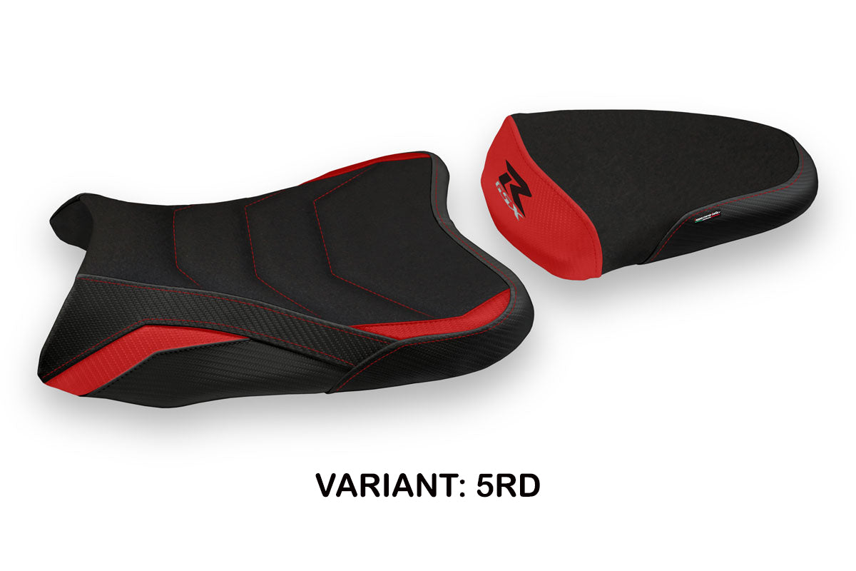 Suzuki GSXR 600 750 2008-2010 Seat Cover Tappezzeria Italia Ultragrip in Red and Black