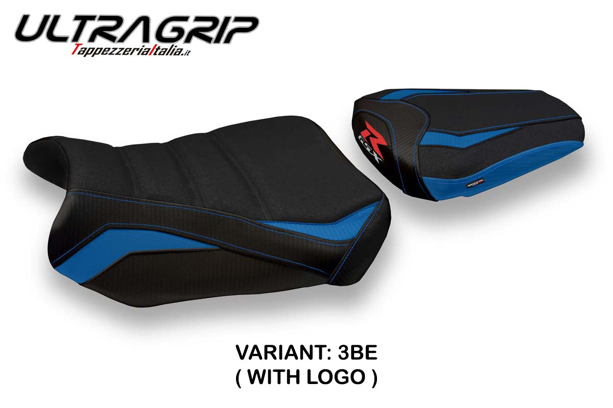 Suzuki GSXR 600 750 2011-2024 Seat Cover Tappezzeria Italia Ultragrip in Blue