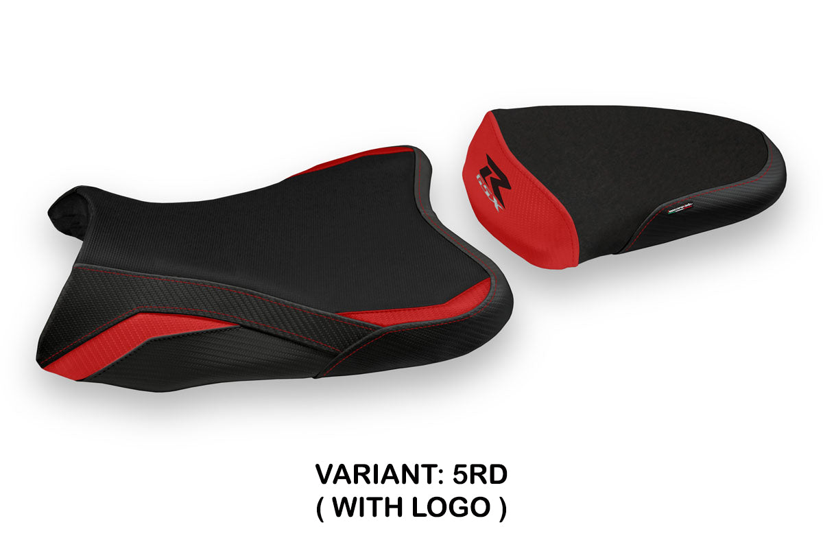 Suzuki GSXR 1000 2007-2008 Seat Cover Tappezzeria Italia in Red and Black