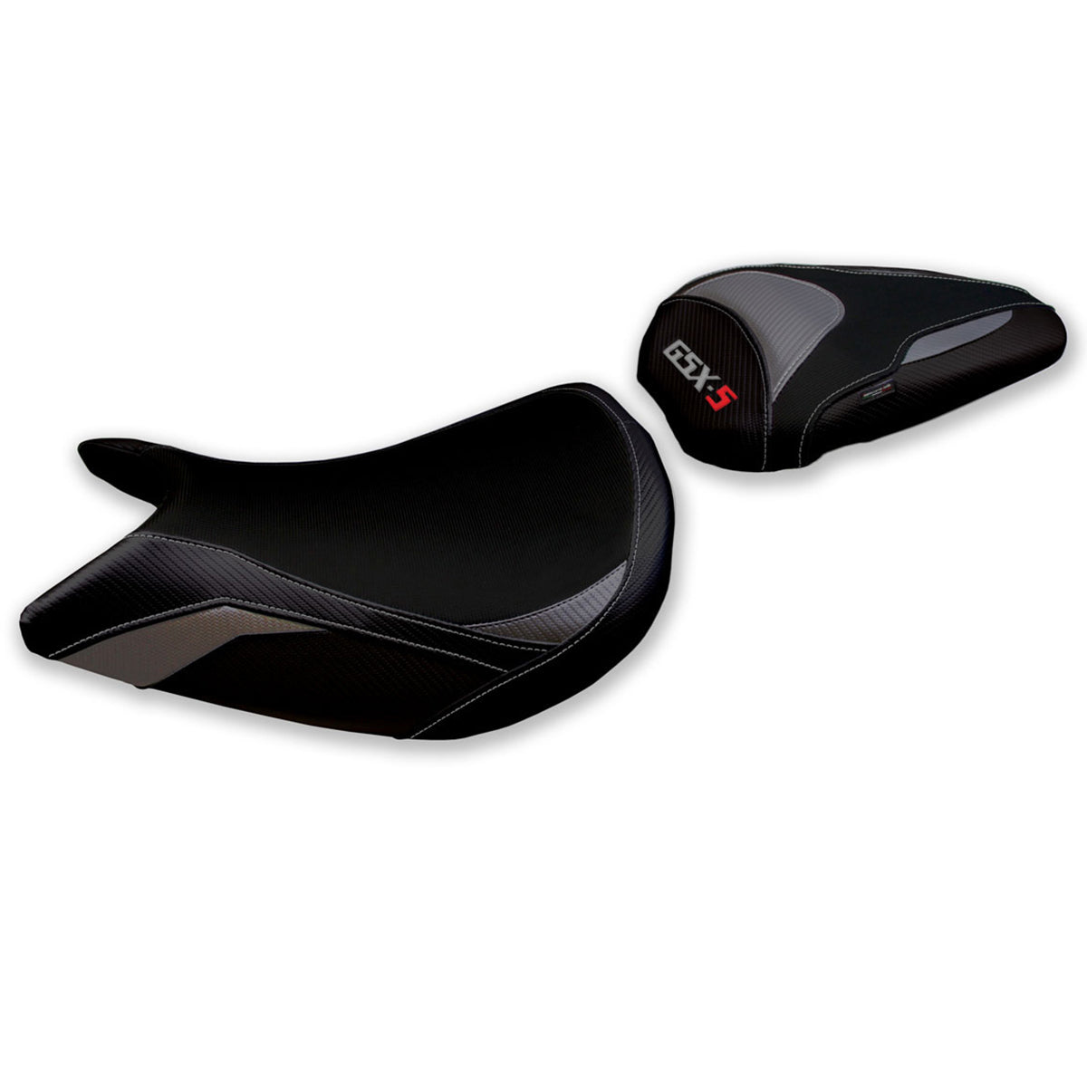 Suzuki GSXS 1000F 2015-2020 Seat Cover Tappezzeria Italia in Grey and Black