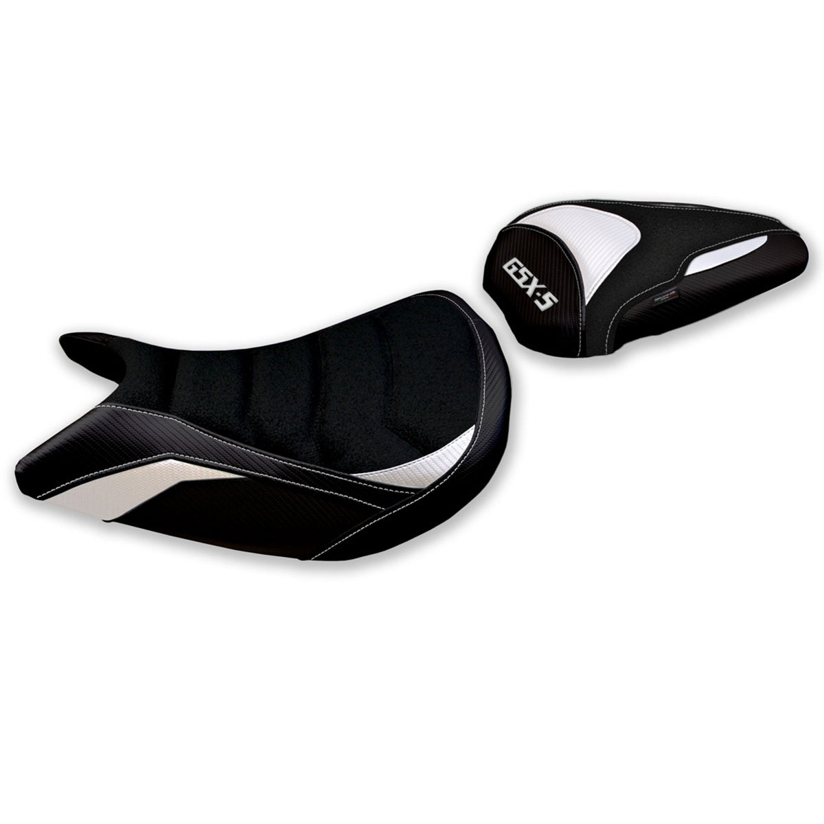 Suzuki GSXS 1000 2015-2020 Seat Cover Tappezzeria Italia Ultragrip in White