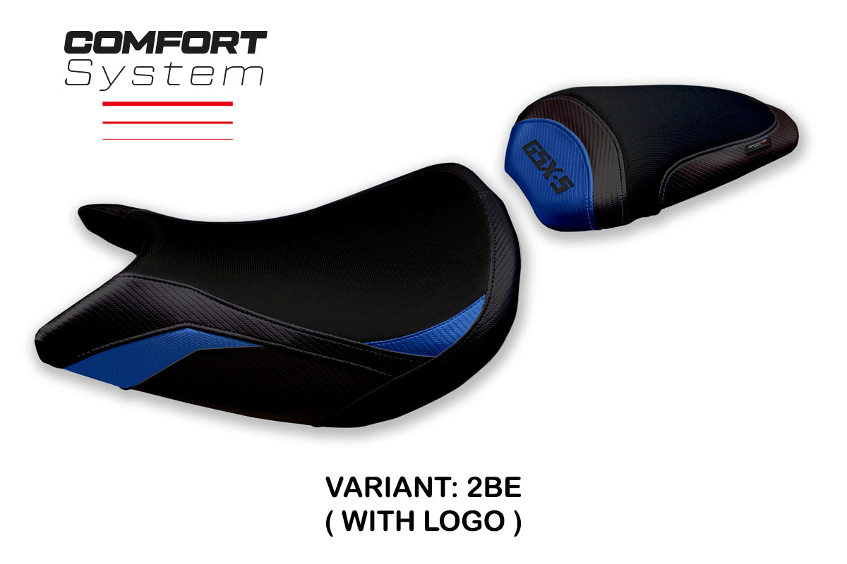 Suzuki GSXS 1000 2021-2025 Seat Cover Tappezzeria Italia Comfort in Blue