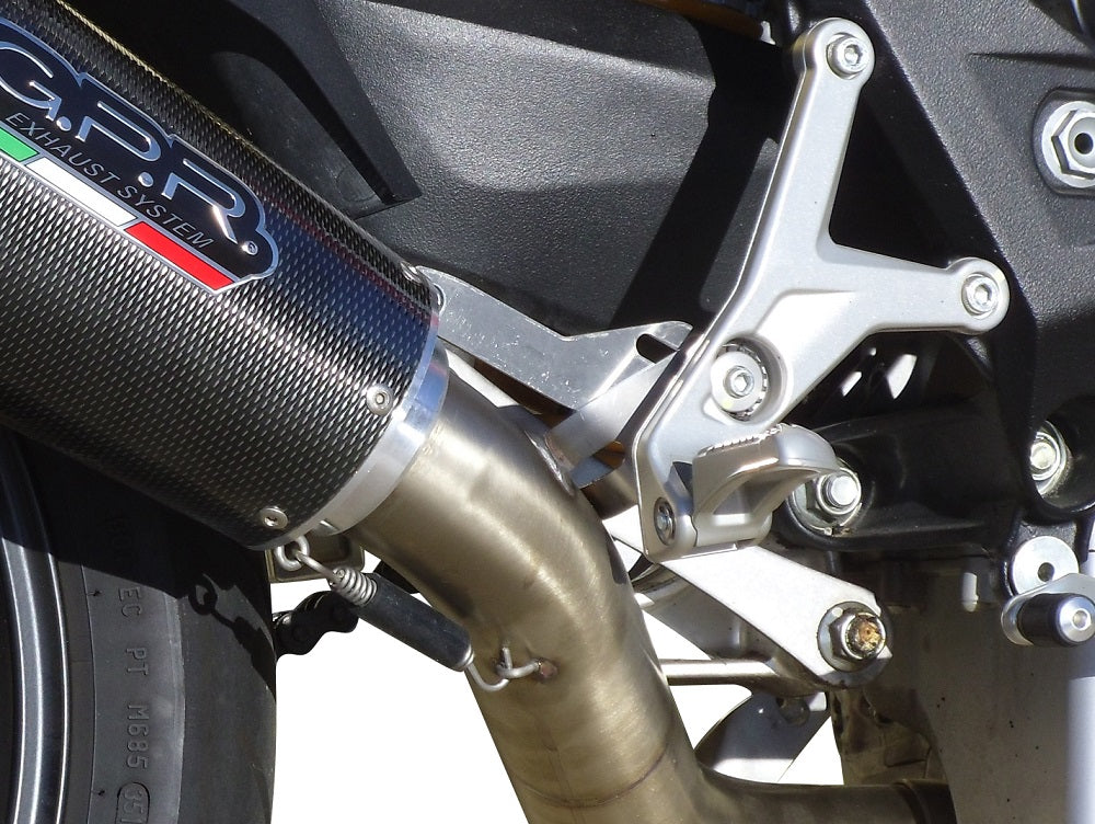 Mv Agusta Rivale 800 2014-2016  Exhaust GPR Slip-on Furore Nero