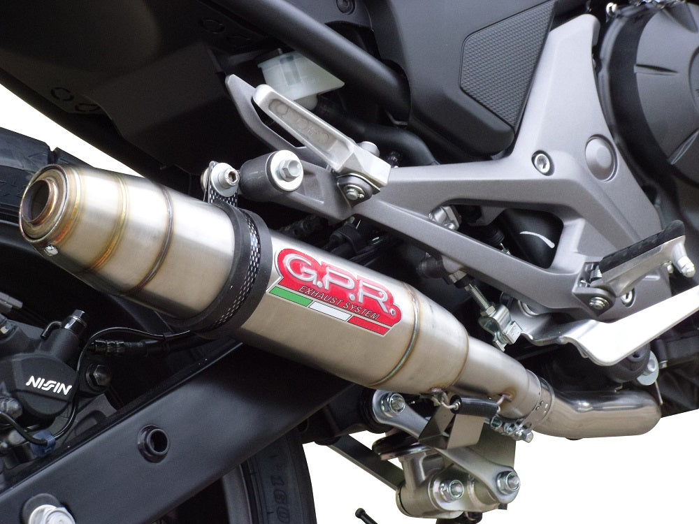 Honda NC750X NC750S Dct 2014-2015 Exhaust GPR Slip-on Deeptone Inox