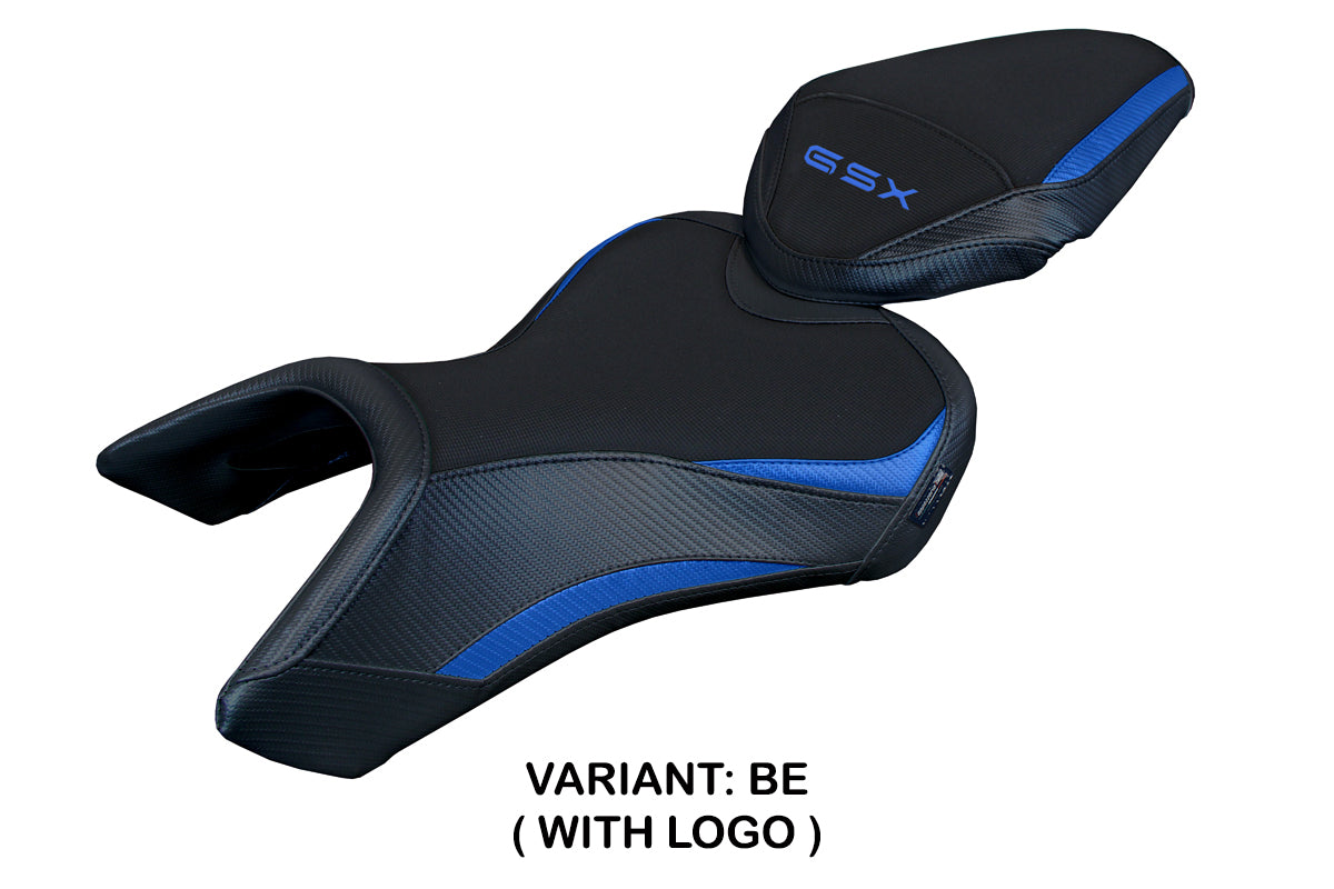 Suzuki GSX 8S-8R 2023-2025 Seat Cover Tappezzeria Italia in Blue and Black