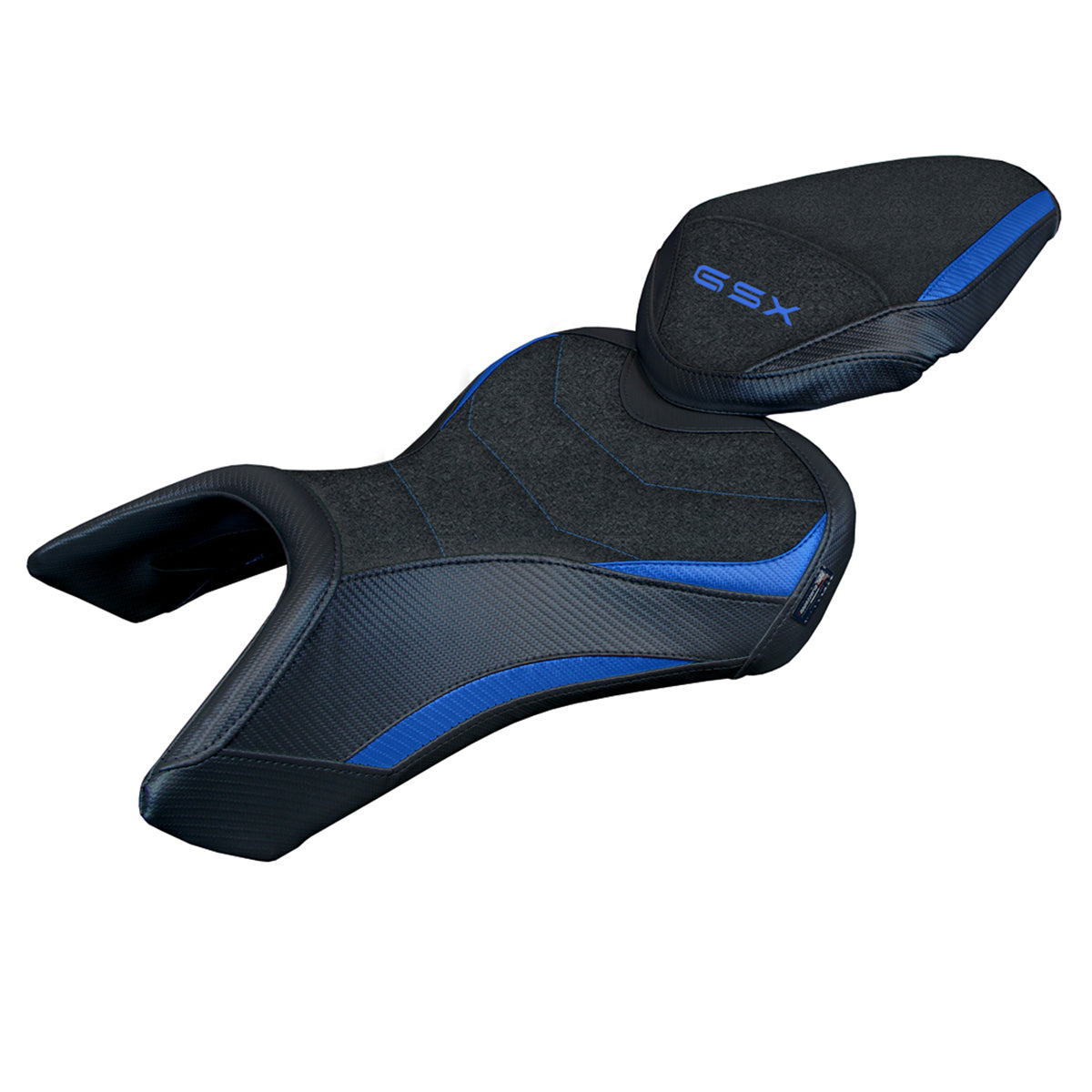 Suzuki GSX 8S-8R 2023-2025 Seat Cover Tappezzeria Italia Ultragrip in Blue and Black