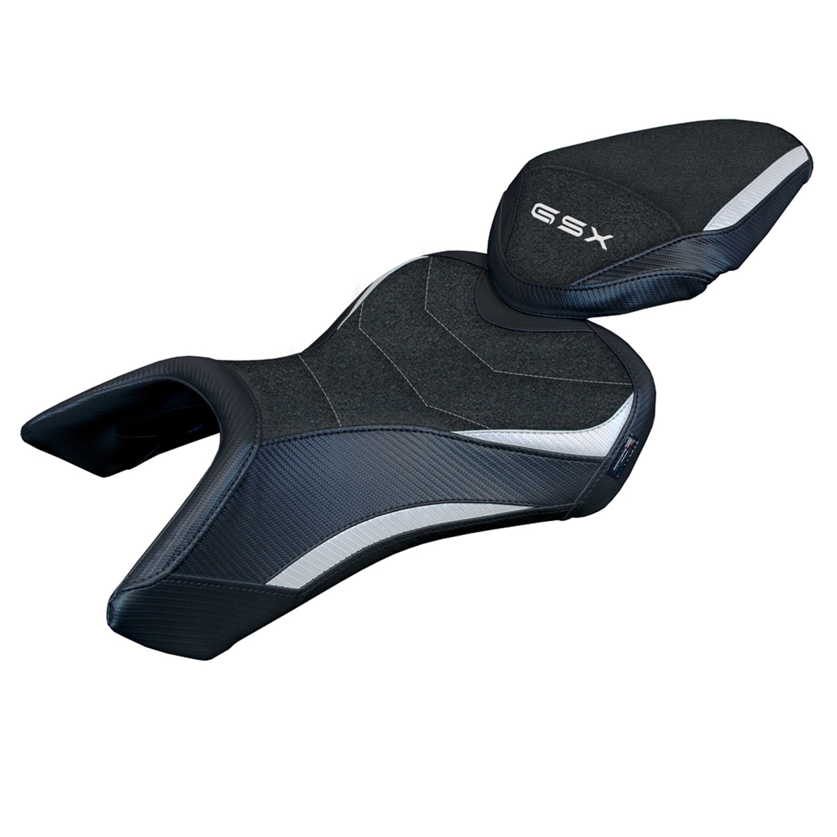 Suzuki GSX 8S-8R 2023-2025 Seat Cover Tappezzeria Italia Ultragrip in White and Black