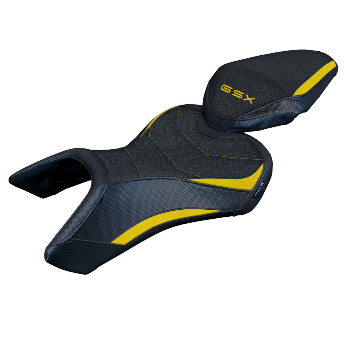Suzuki GSX 8S-8R 2023-2025 Seat Cover Tappezzeria Italia Ultragrip in Yellow and Black