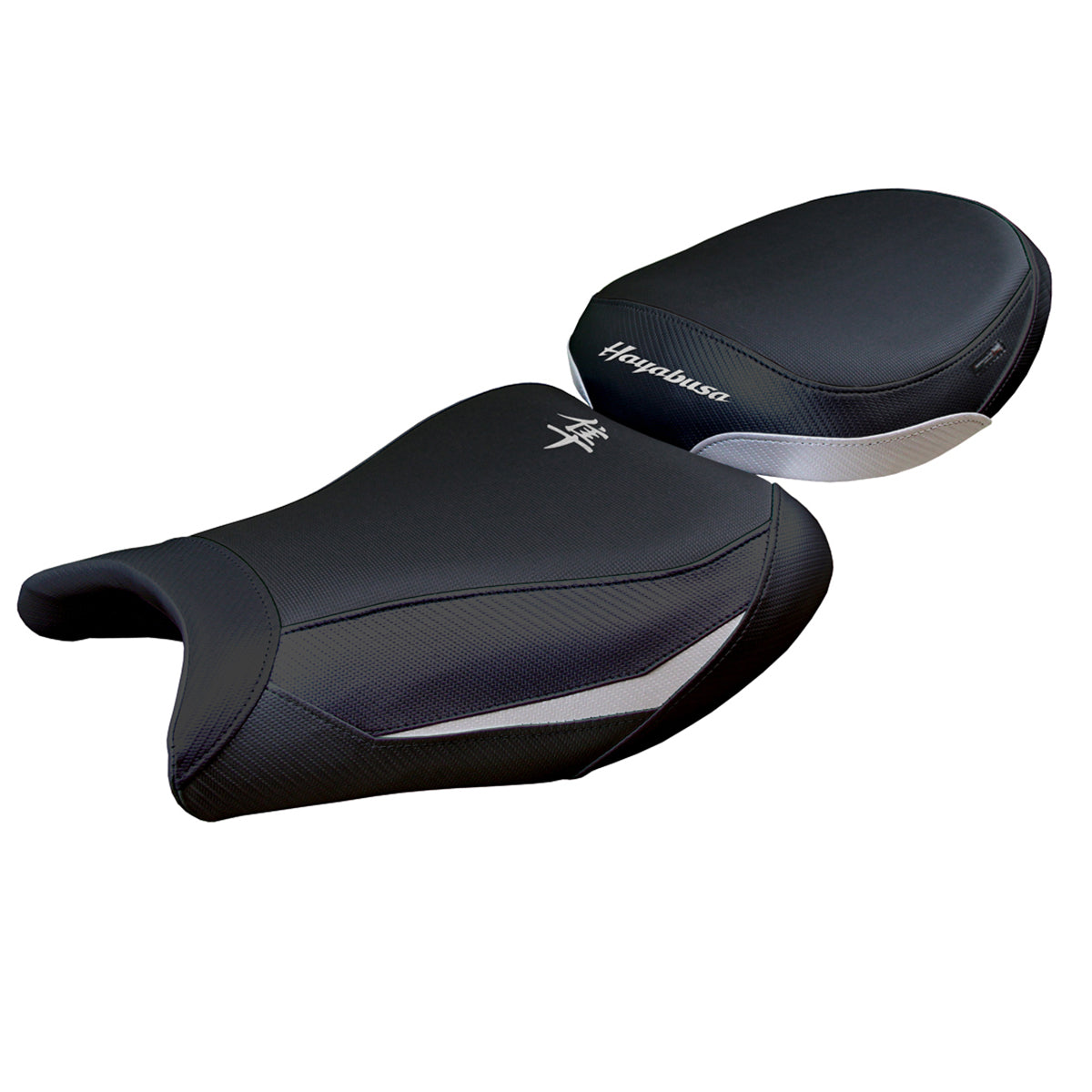 Suzuki GSX 1300 R Hayabusa 2021-2025 Seat Cover Tappezzeria Black Silver