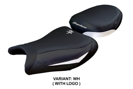 Suzuki GSX 1300 R Hayabusa 2021-2025 Seat Cover Tappezzeria Black White