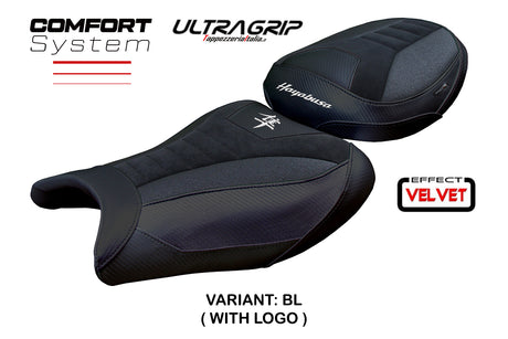 Suzuki GSX 1300 R Hayabusa 2021-2025 Seat Cover Tappezzeria Comfort Grip Black