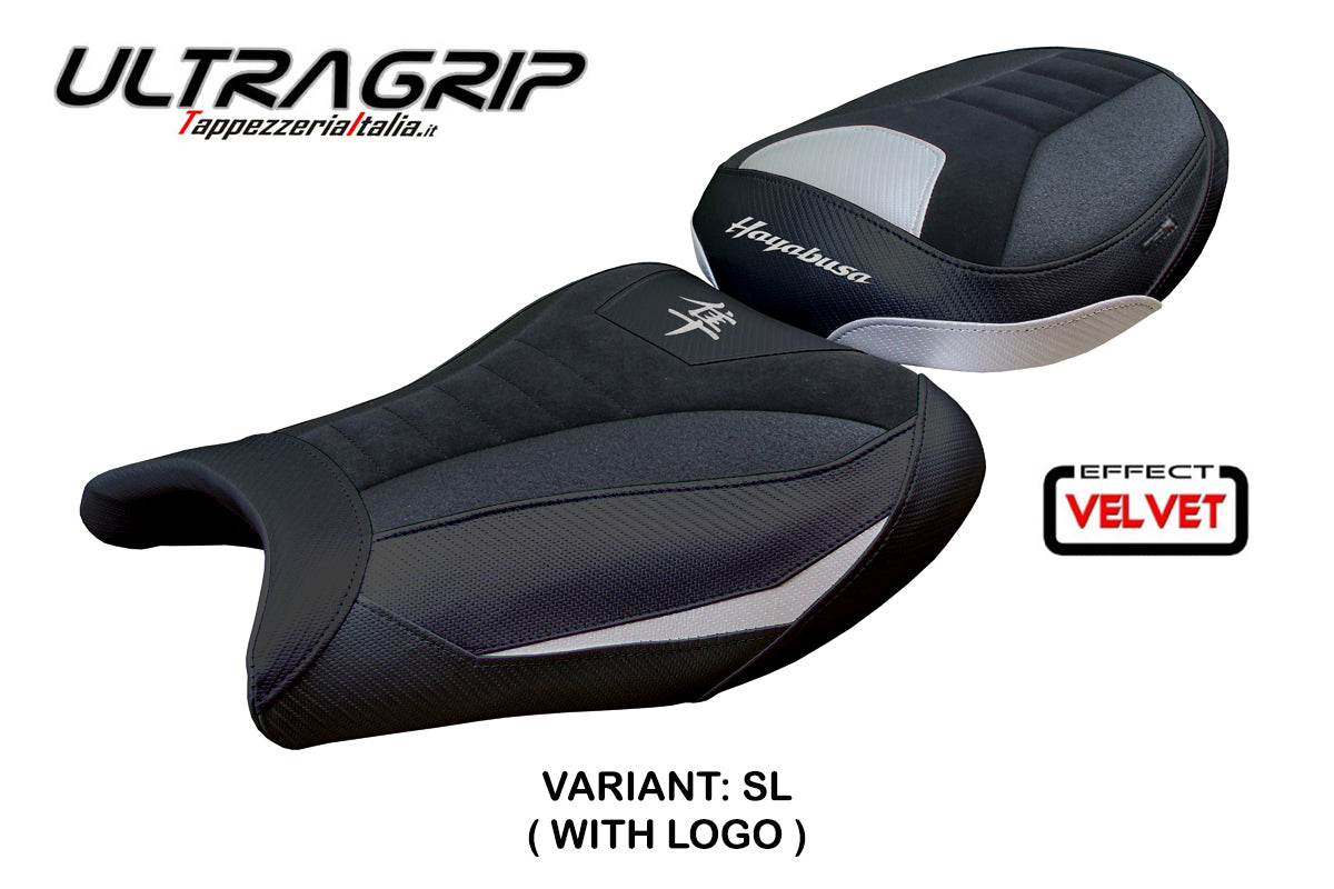 Suzuki GSX 1300 R Hayabusa 2021-2025 Seat Cover Tappezzeria Ultragrip Silver