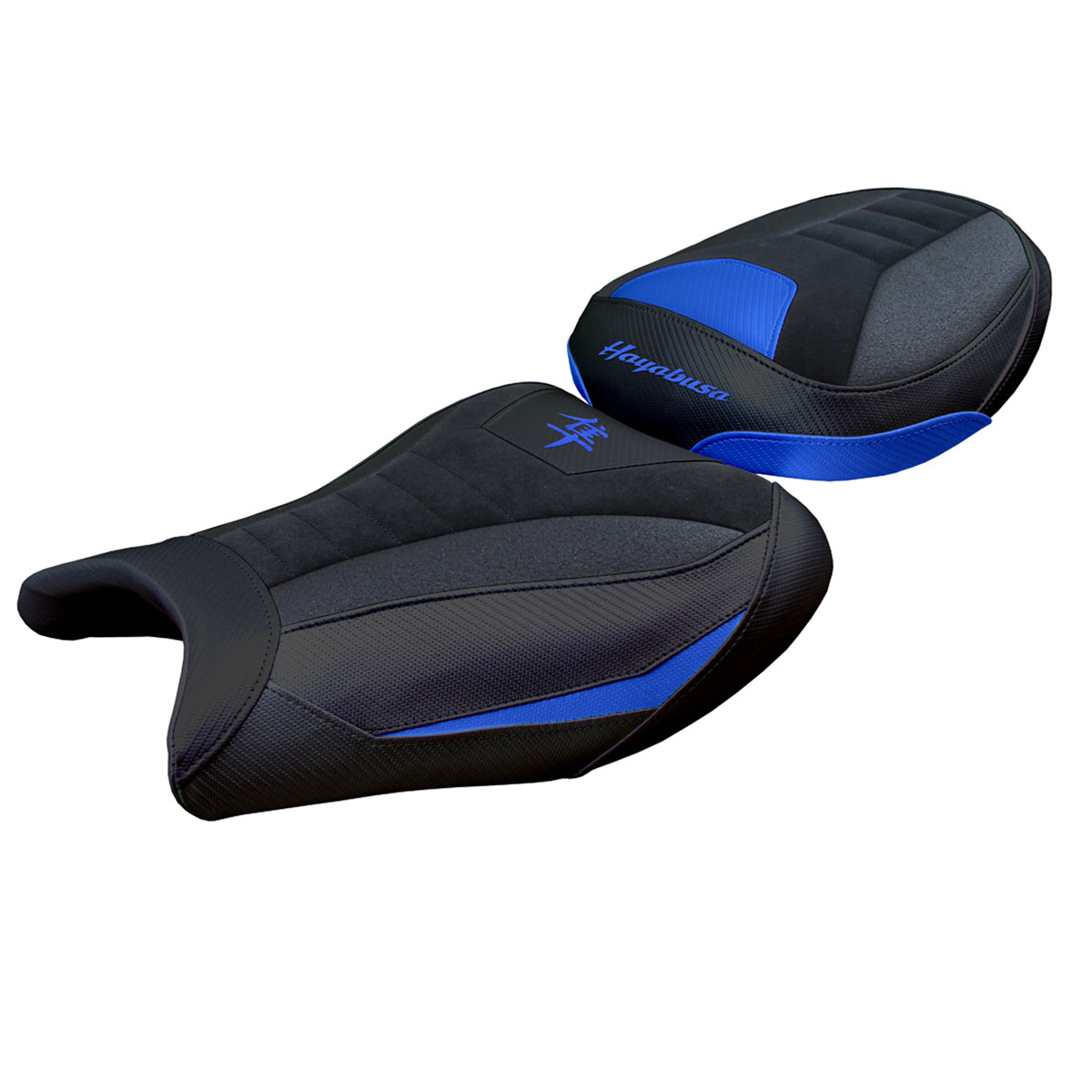 Suzuki GSX R 1300 Hayabusa 2008-2020 Seat Cover Tappezzeria Italia Ultragrip in Suede Blue