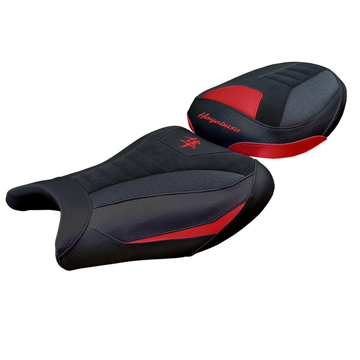 Suzuki GSX R 1300 Hayabusa 2008-2020 Seat Cover Tappezzeria Italia Ultragrip in Suede Red