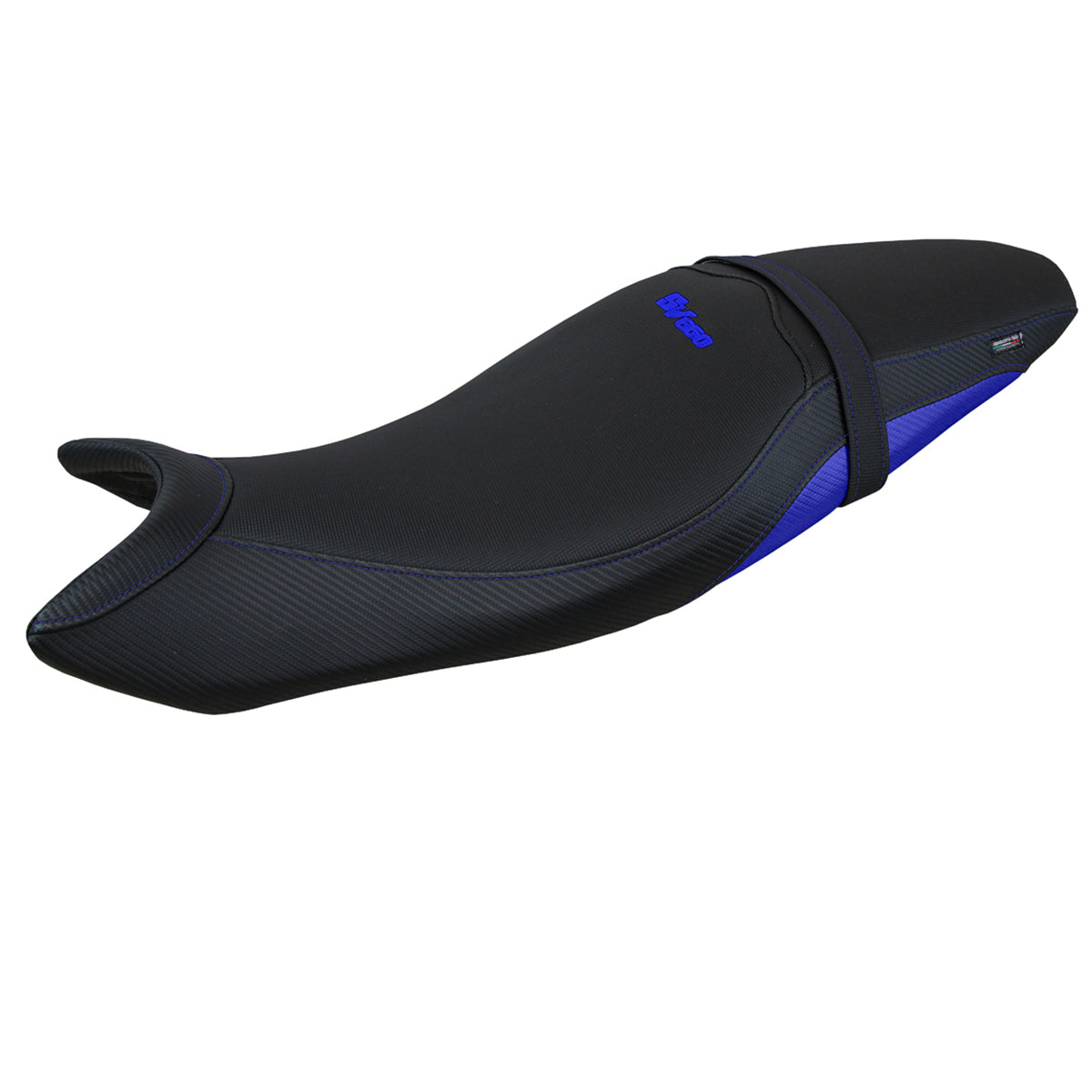 Suzuki SV650 2016-2025 Seat Cover Tappezzeria Italia in Blue and Black