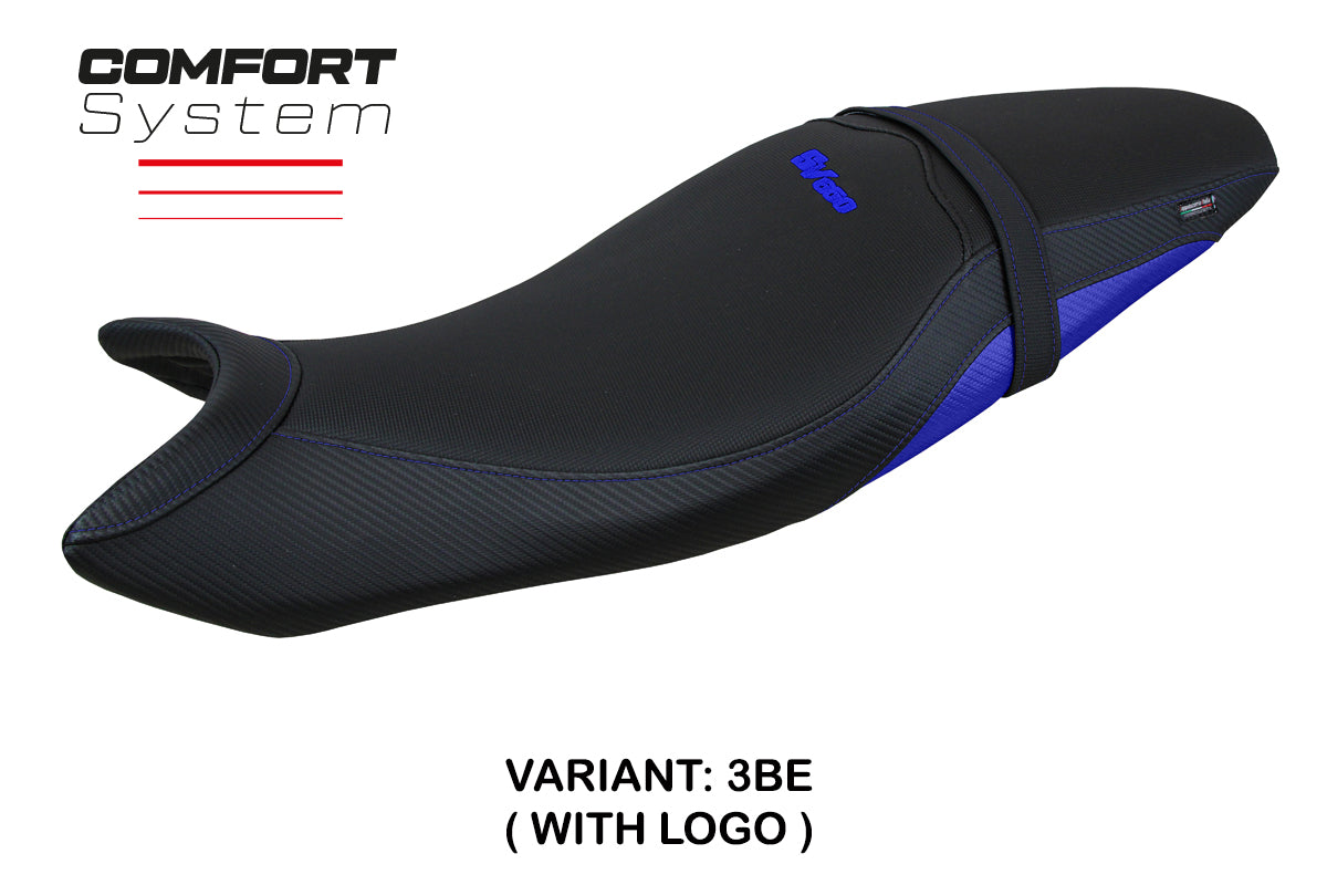 Suzuki SV650 2016-2025 Seat Cover Tappezzeria Italia Comfort in Blue