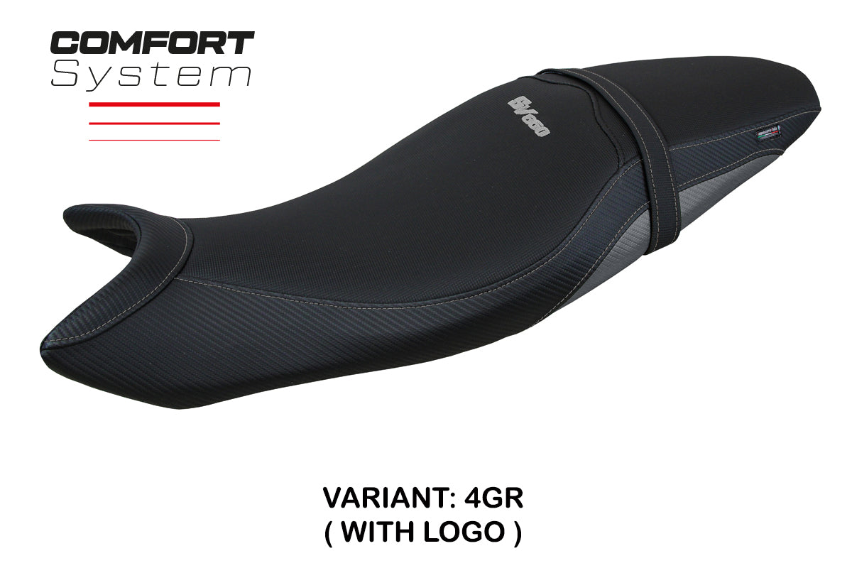 Suzuki SV650 2016-2025 Seat Cover Tappezzeria Italia Comfort in Grey