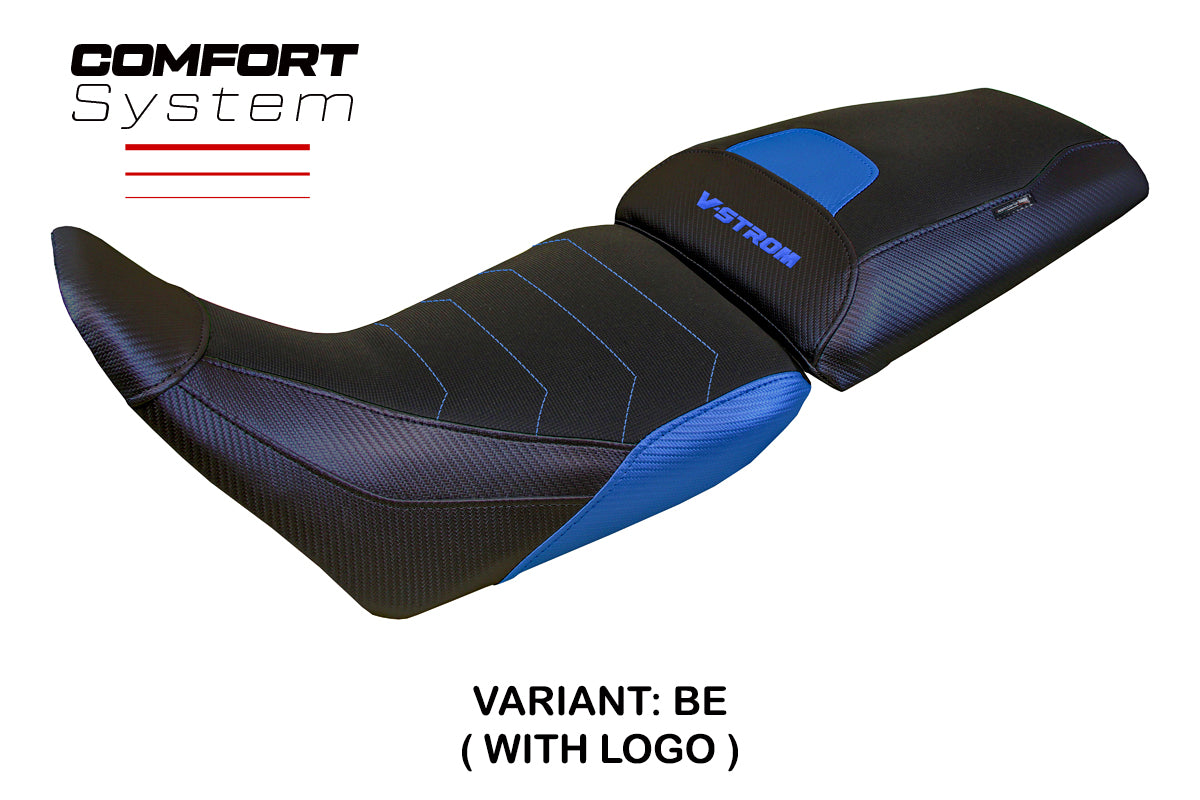 Suzuki V-Strom 1050 2020-2025 Seat Cover Tappezzeria Italia Comfort in Blue