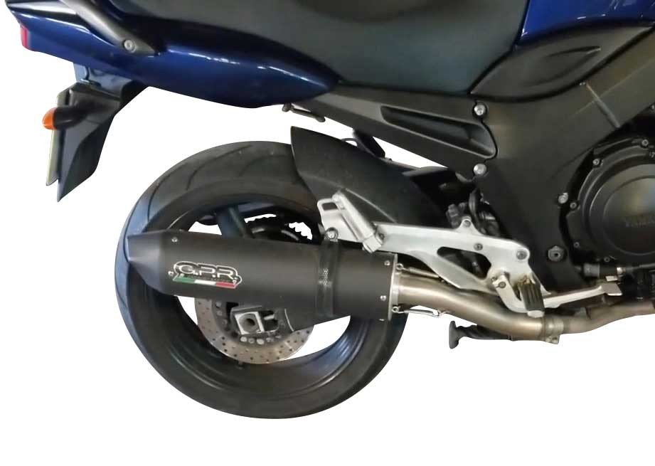 Yamaha Tdm 900 2002-2014 Exhaust GPR Double Slip-on Furore Nero