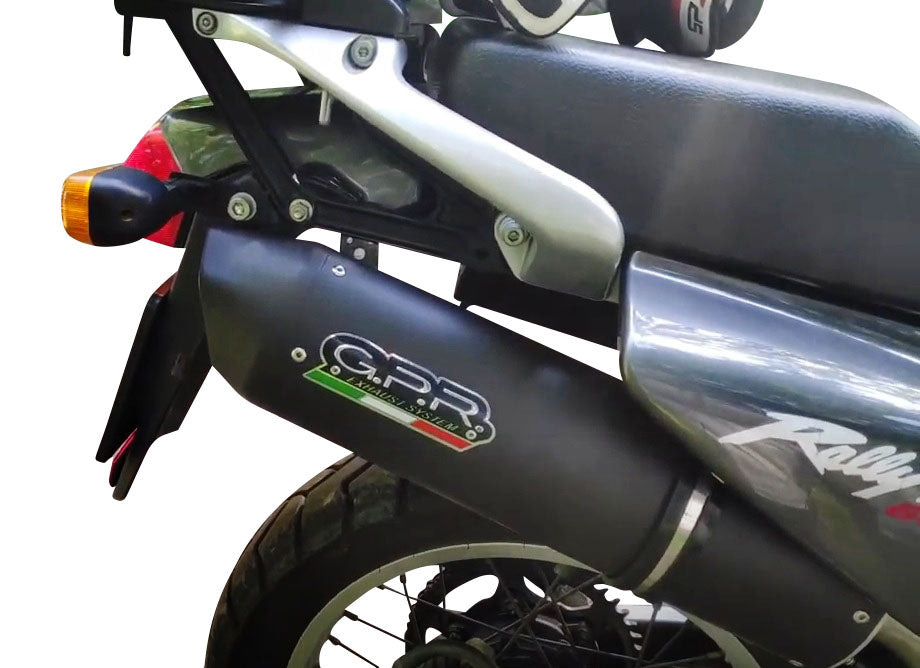 Honda Transalp Xl 600 V 1986-1999 Exhaust GPR Slip-on Furore Nero