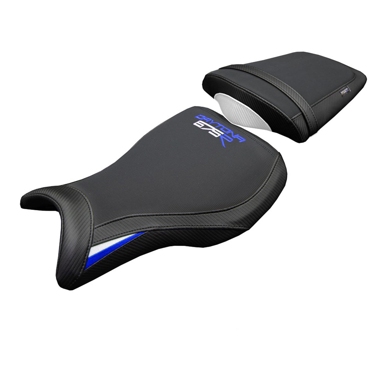 Triumph Daytona 675R 2006-2010 2011 2012 Seat Cover Tappezzeria White Blue Black