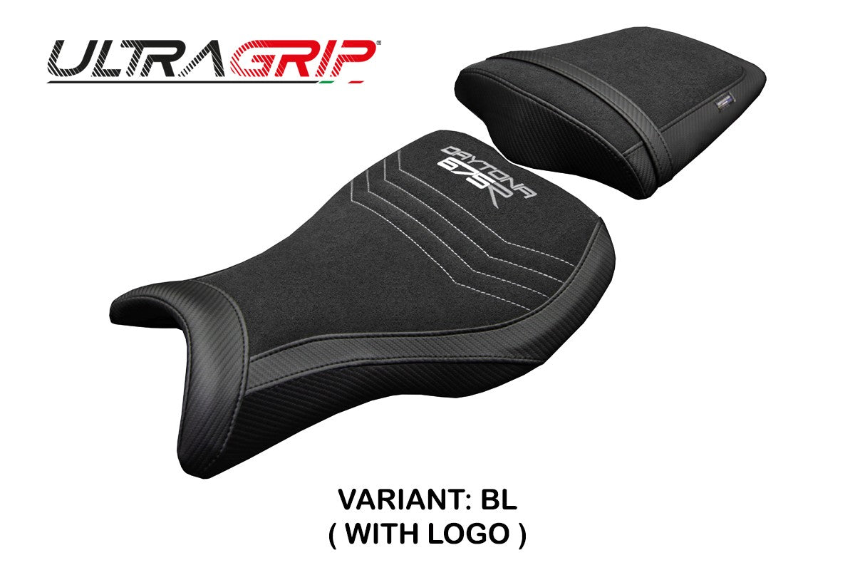 Triumph Daytona 675R 2006-2010 2011 2012 Seat Cover Tappezzeria Ultragrip Black