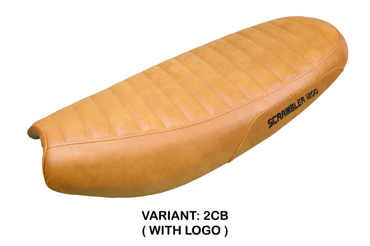 Triumph Scrambler 1200 2019-2025 Seat Cover Tappezzeria Italia in Camel