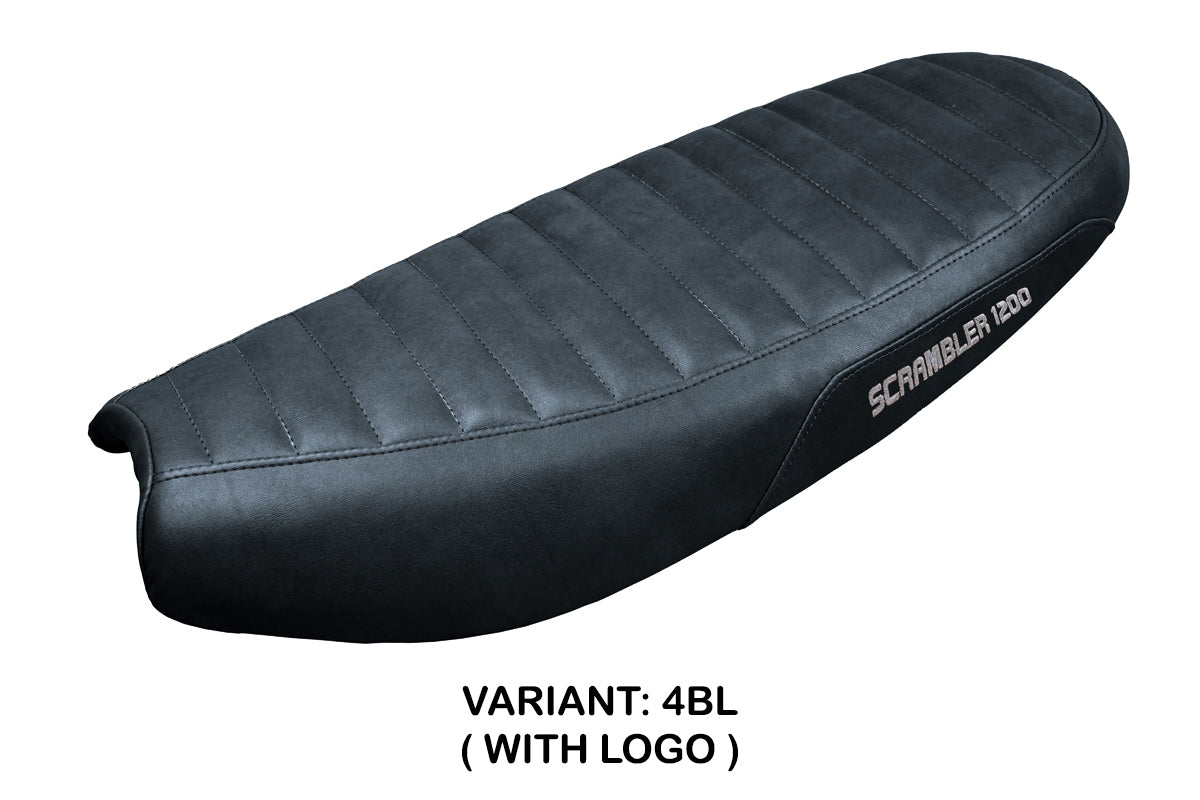 Triumph Scrambler 1200 2019-2025 Seat Cover Tappezzeria Italia in Black