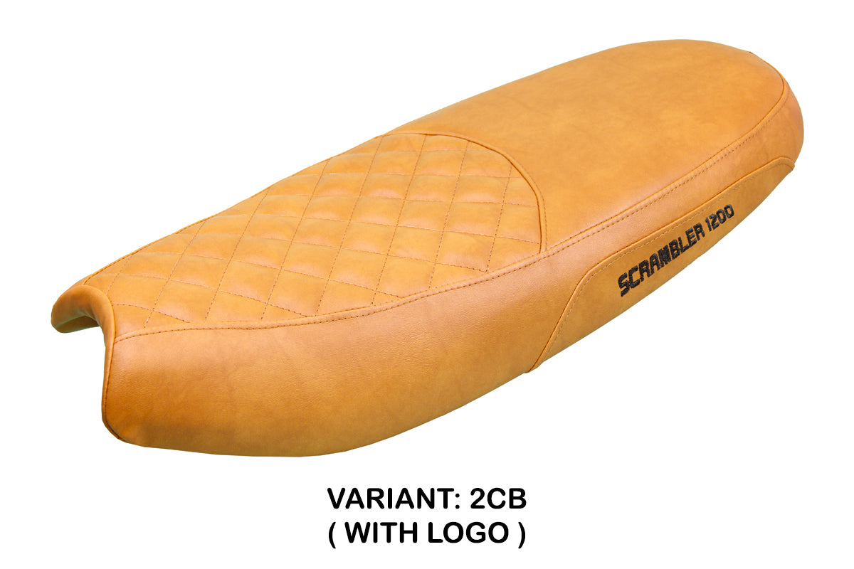 Triumph Scrambler 1200 2019-2025 Seat Cover Tappezzeria Italia in Camel SE
