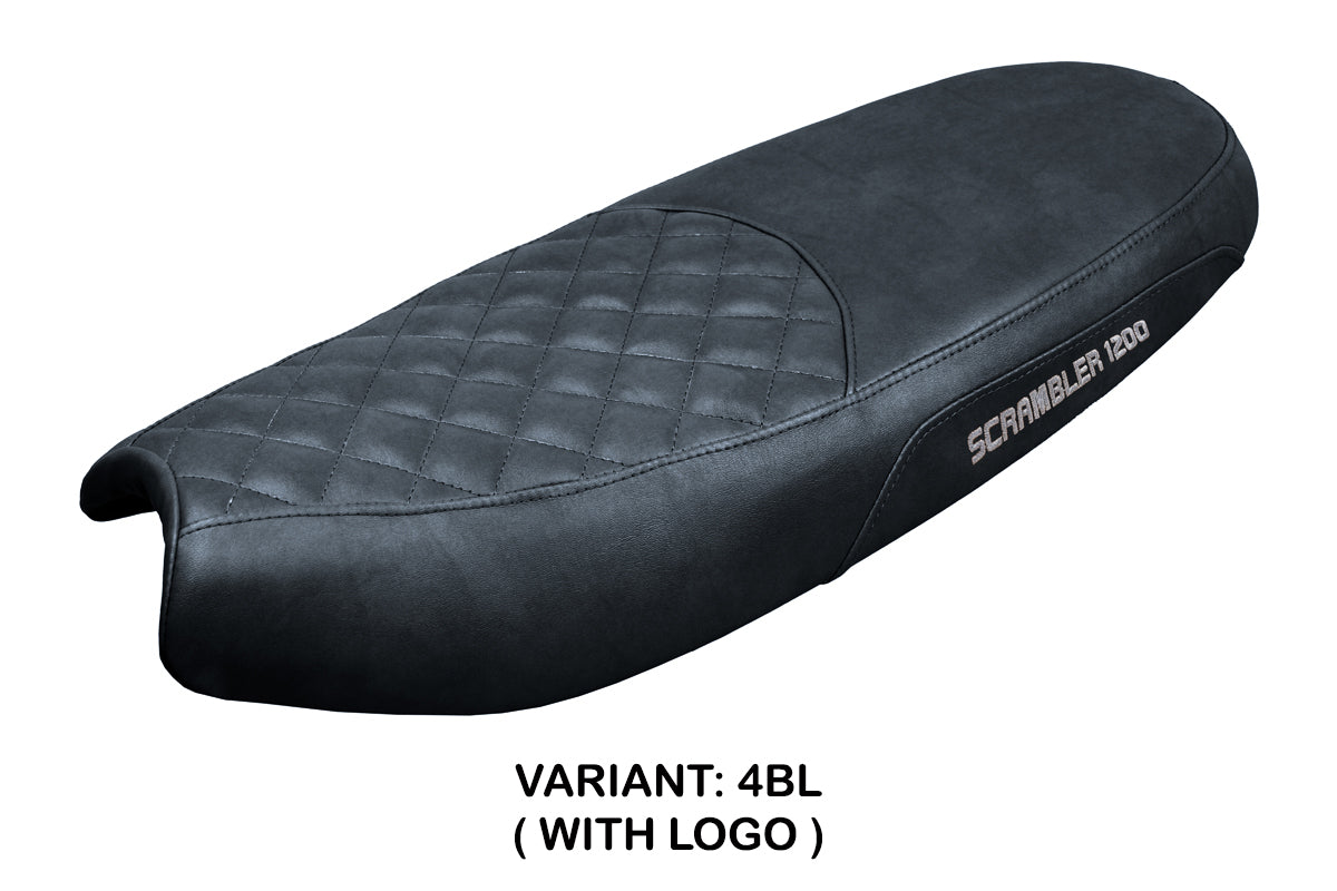 Triumph Scrambler 1200 2019-2025 Seat Cover Tappezzeria Italia in Black SE