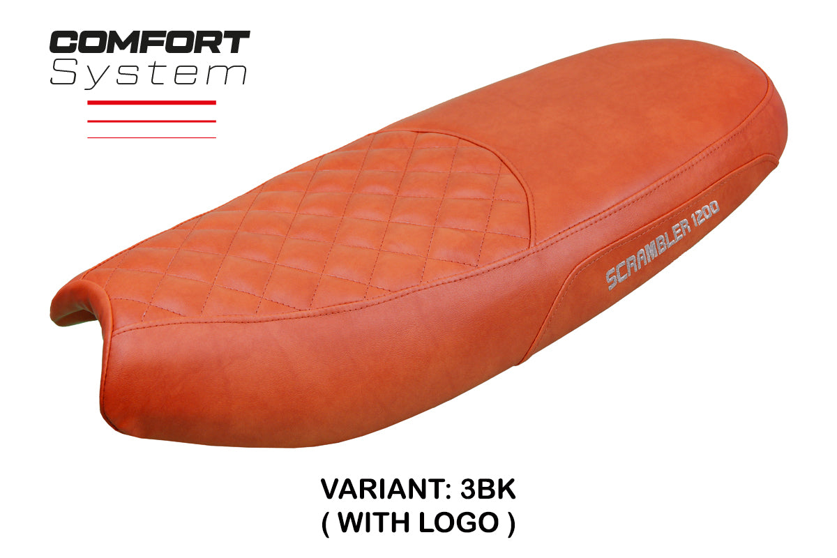 Triumph Scrambler 1200 2019-2025 Seat Cover Tappezzeria Italia Comfort in Brick SE