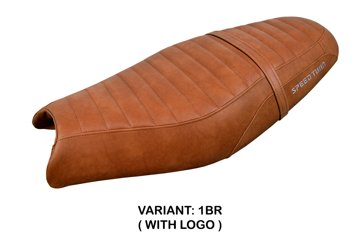 Triumph Speed Twin 900 2019-2025 Seat Cover Tappezzeria Italia in Brown