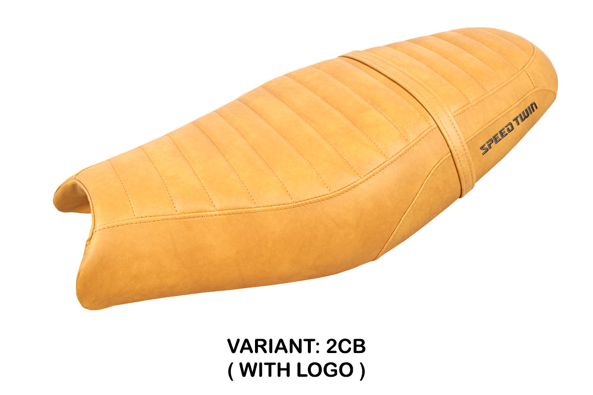 Triumph Speed Twin 900 2019-2025 Seat Cover Tappezzeria Italia in Camel