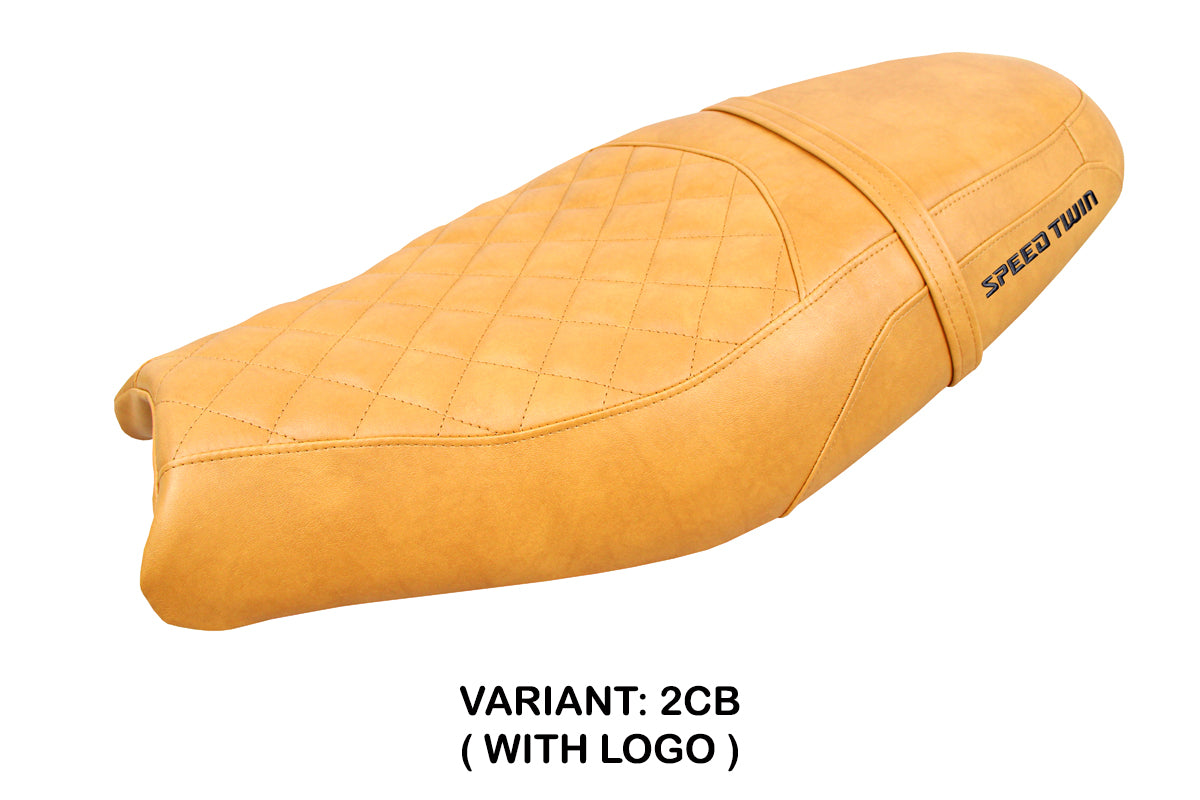 Triumph Speed Twin 900 2019-2025 Seat Cover Tappezzeria Italia in Camel SE