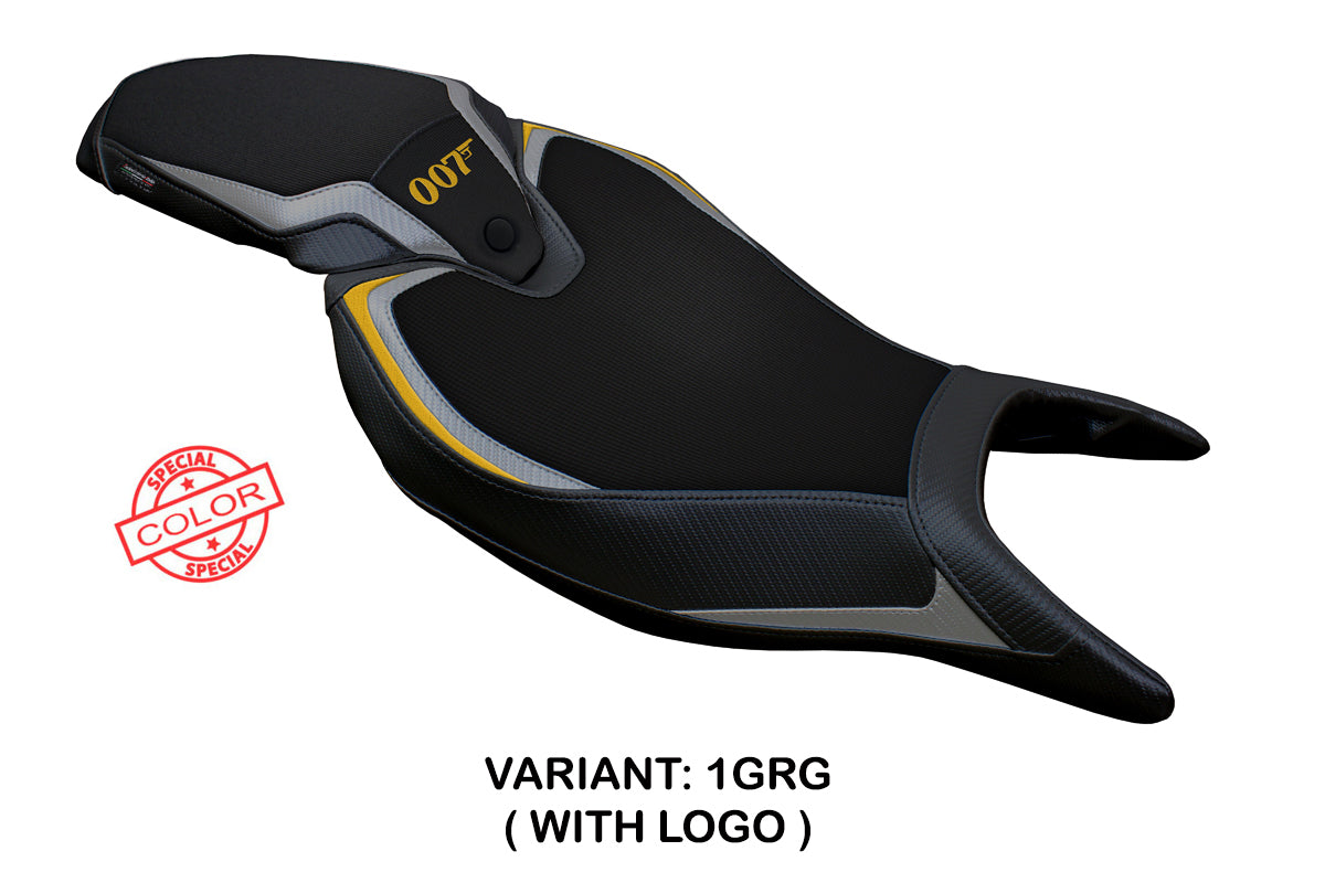 Triumph Speed Triple 1200 RR 2022-2025 Seat Cover Tappezzeria Italia in Grey Gold and Black