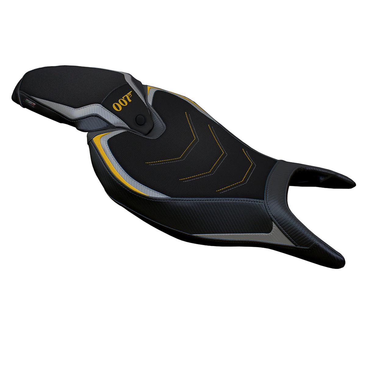 Triumph Speed Triple 1200 RR 2022-2025 Seat Cover Tappezzeria Italia Comfort in Grey and Gold