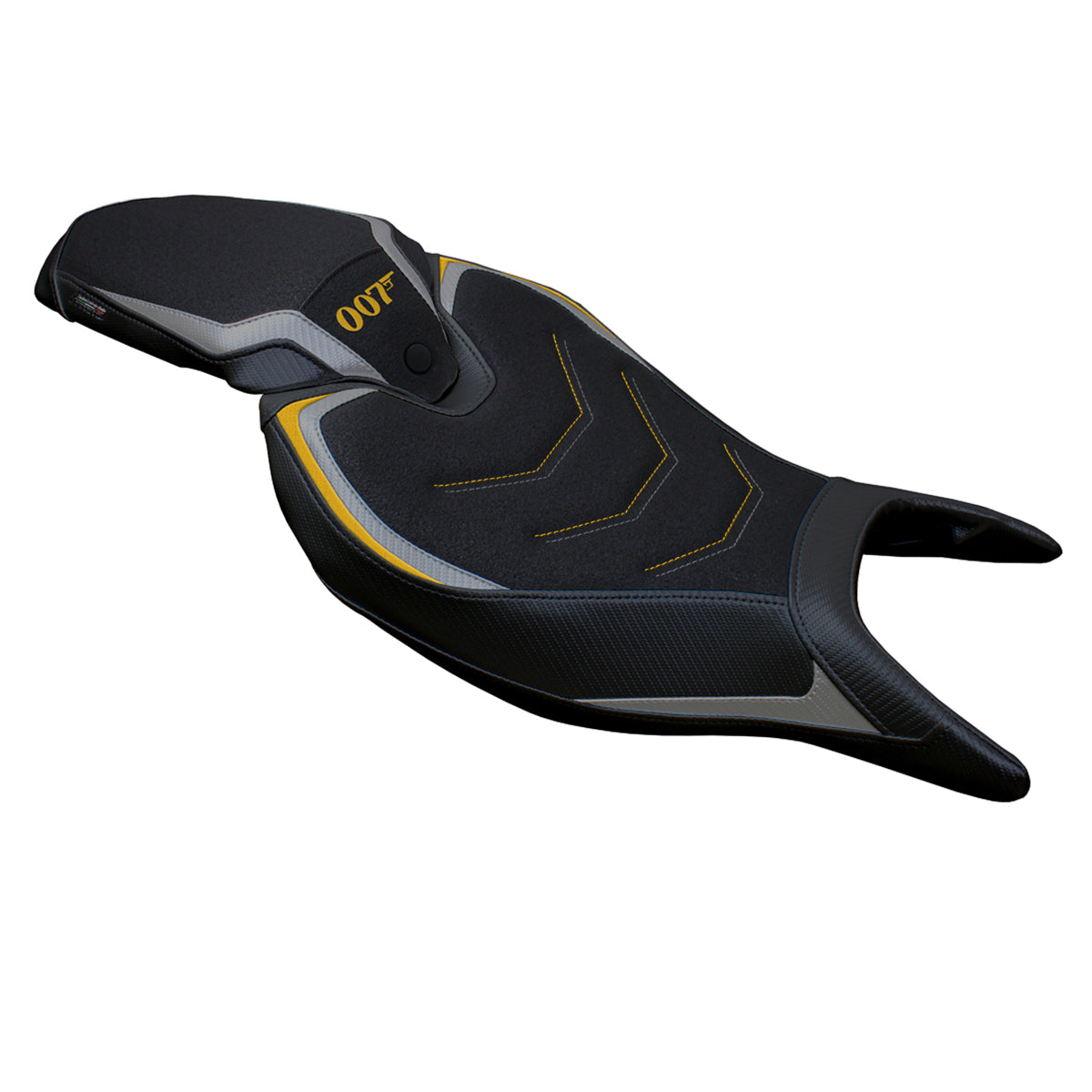 Triumph Speed Triple 1200 RR 2022-2025 Seat Cover Tappezzeria Italia Ultragrip in Grey and Gold