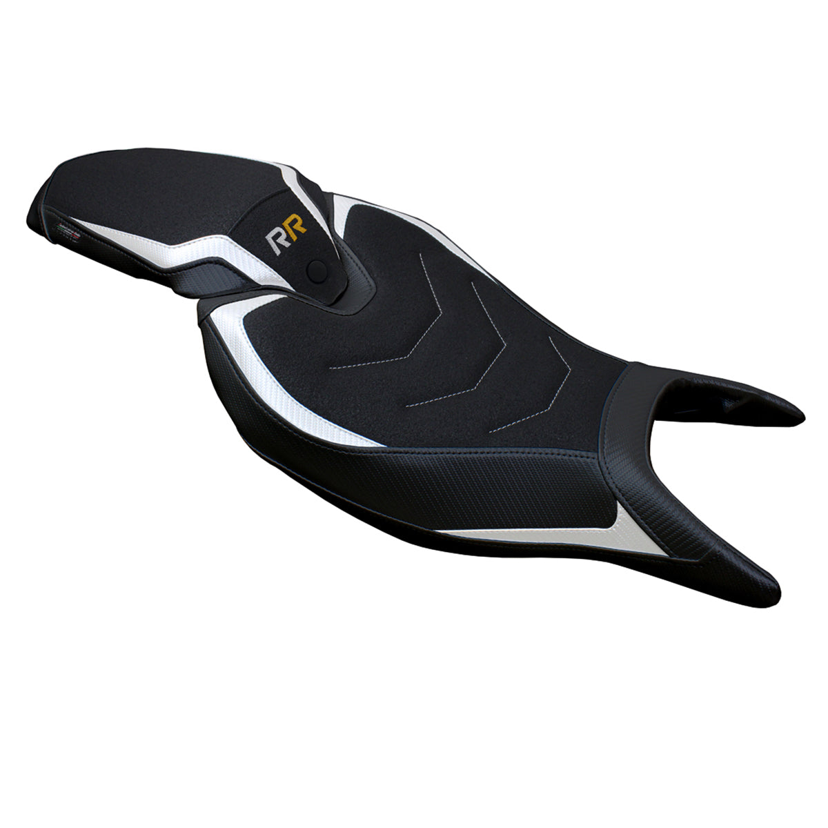 Triumph Speed Triple 1200 RR 2022-2025 Seat Cover Tappezzeria Italia Ultragrip in White