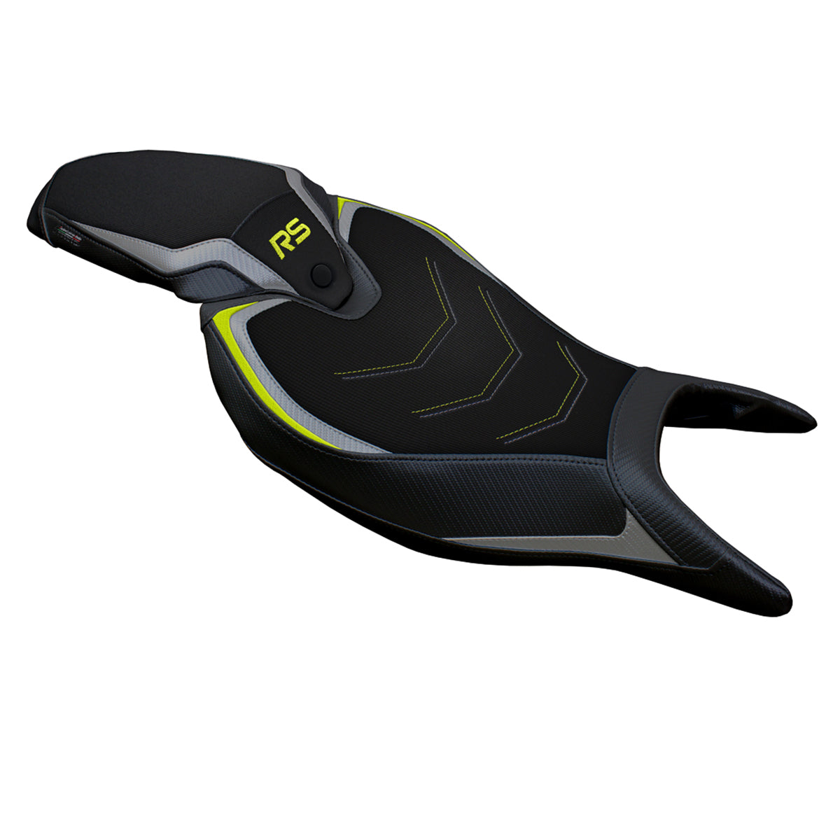 Triumph Speed Triple 1200 RS 2022-2025 Seat Cover Tappezzeria Italia Comfort in Grey and Yellow