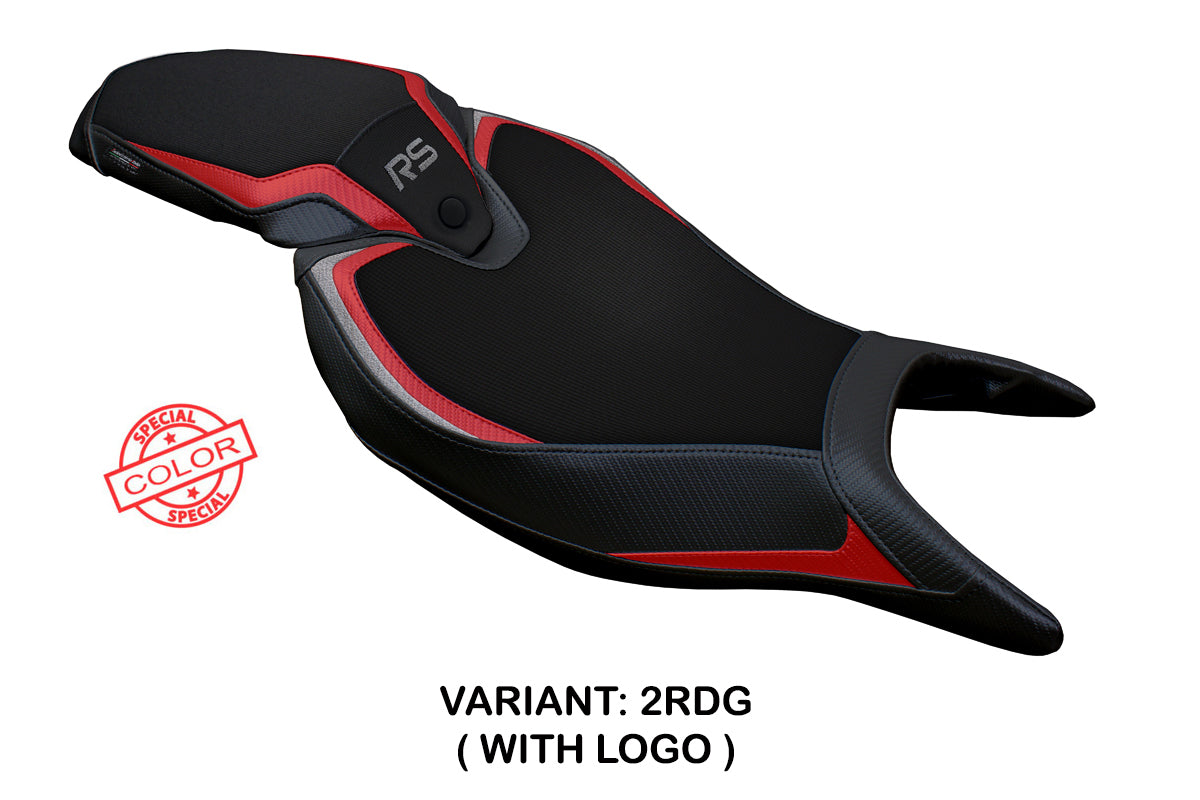 Triumph Speed Triple 1200 RS 2022-2025 Seat Cover Tappezzeria Italia in Red Grey and Black
