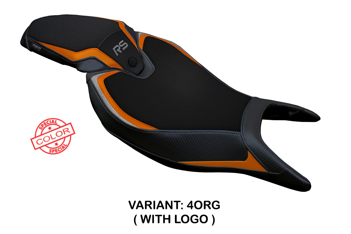 Triumph Speed Triple 1200 RS 2022-2025 Seat Cover Tappezzeria Italia in Orange Grey and Black