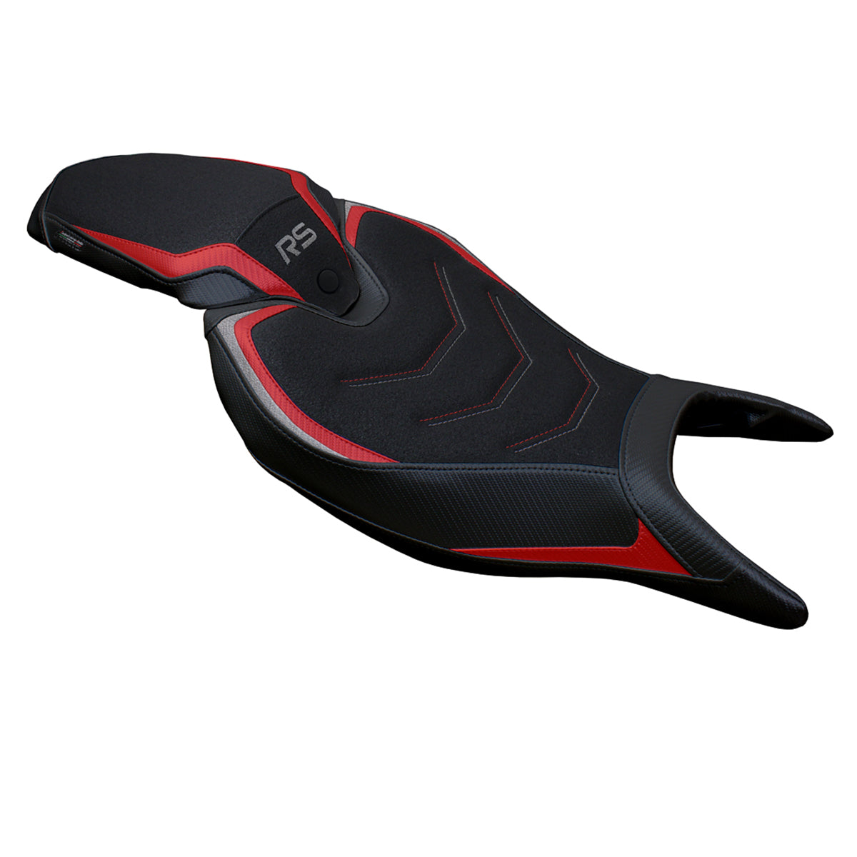 Triumph Speed Triple 1200 RS 2022-2025 Seat Cover Tappezzeria Italia Ultragrip in Red and Grey