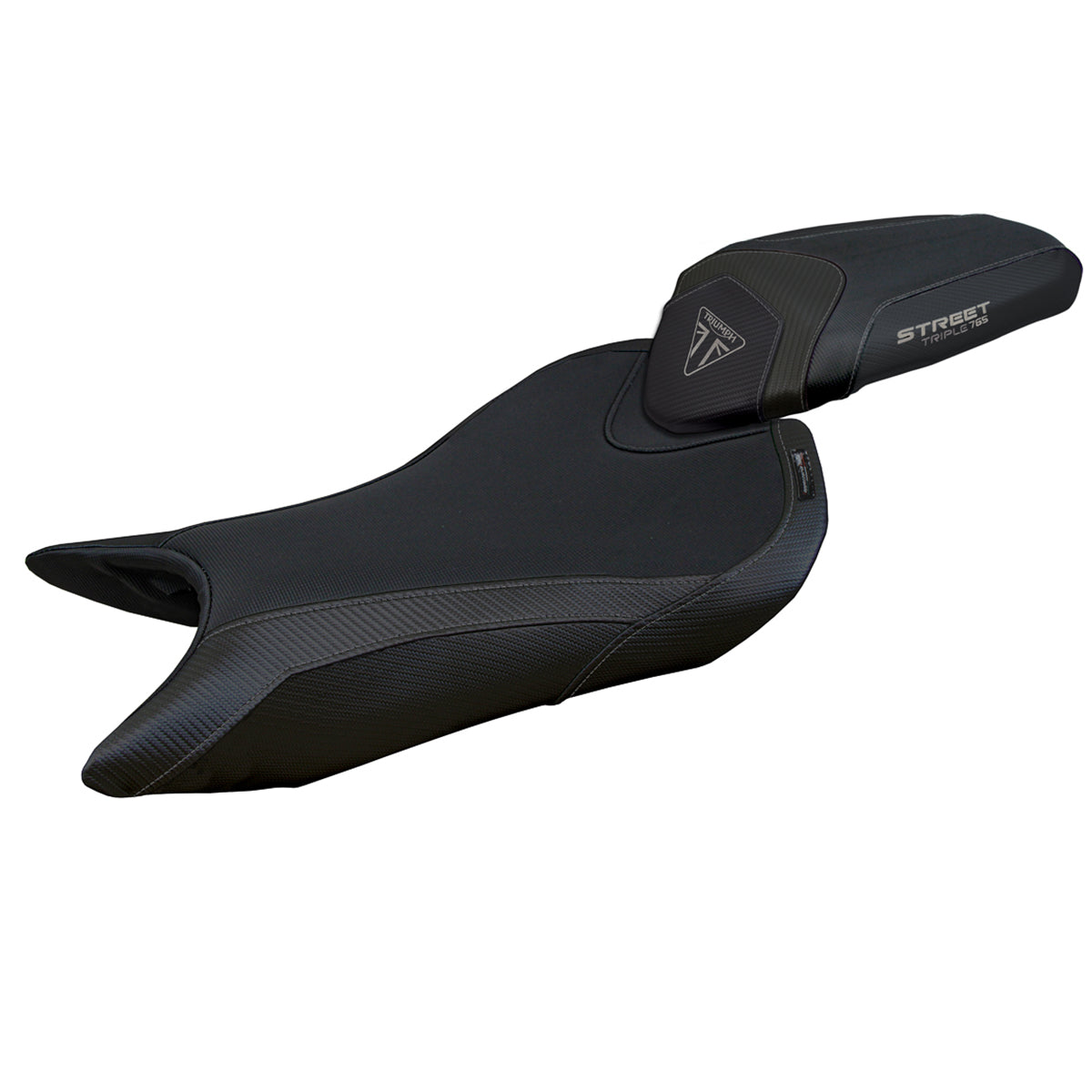 Triumph Street Triple 765 2023-2025 Seat Cover Tappezzeria Italia in Black